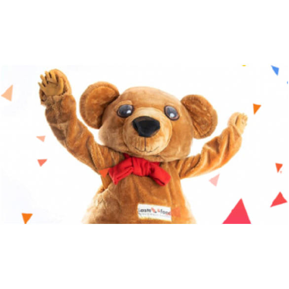 The Children's Fund of the University of Tartu Hospital Foundation mascot bear