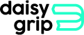 Daisy Grip logo musta ja sinisega