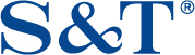 Sinise värvusega S&T logo